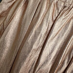 Moulinette Soeurs Metallic Rose Gold Skirt
